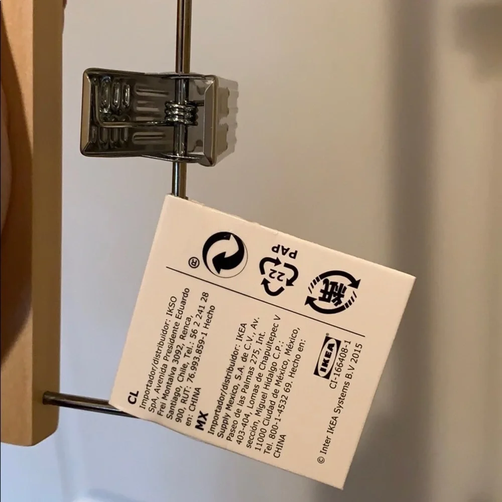 One Ikea skirt pants 👖 hanger closet organizing new, only 1